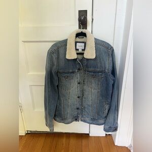 Old Navy Sherpa Lined Denim Jacket